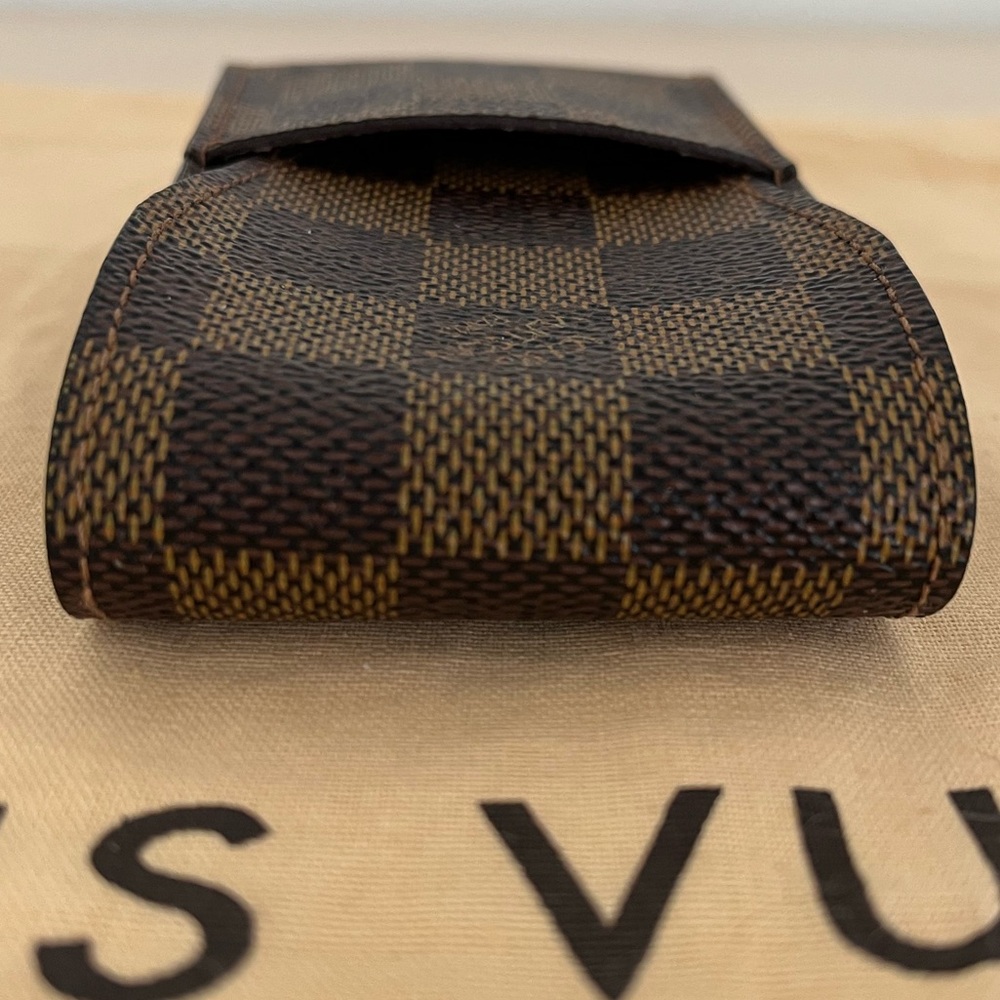 Louis Vuitton Damier Ebene Cigarette Accessory Case Unisex EUC COA Circa 2007 - Picture 11 of 17